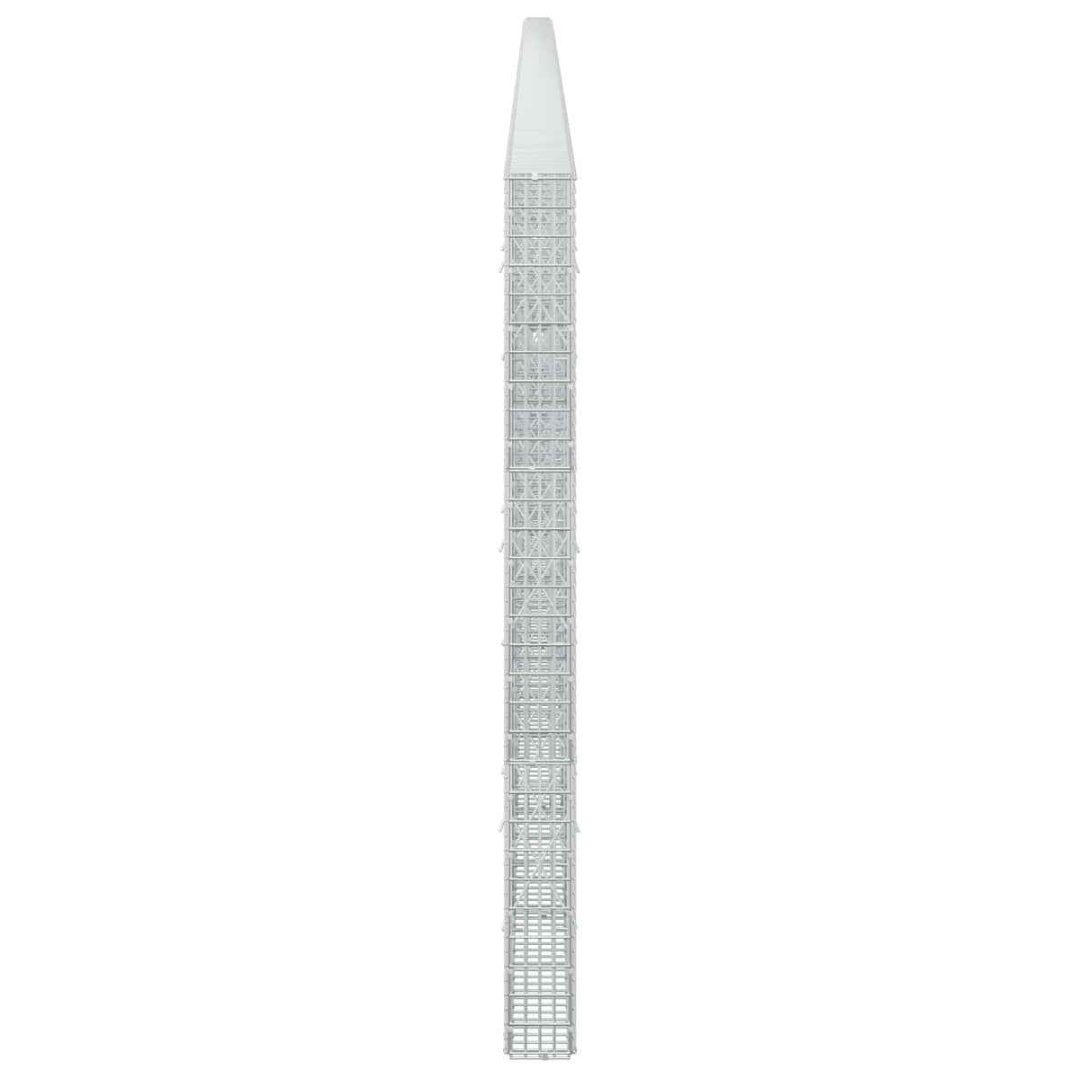 vidaXL Gabion z drutu 3,5 mm i siatką 5x2,5 cm 1150x10x150 cm
