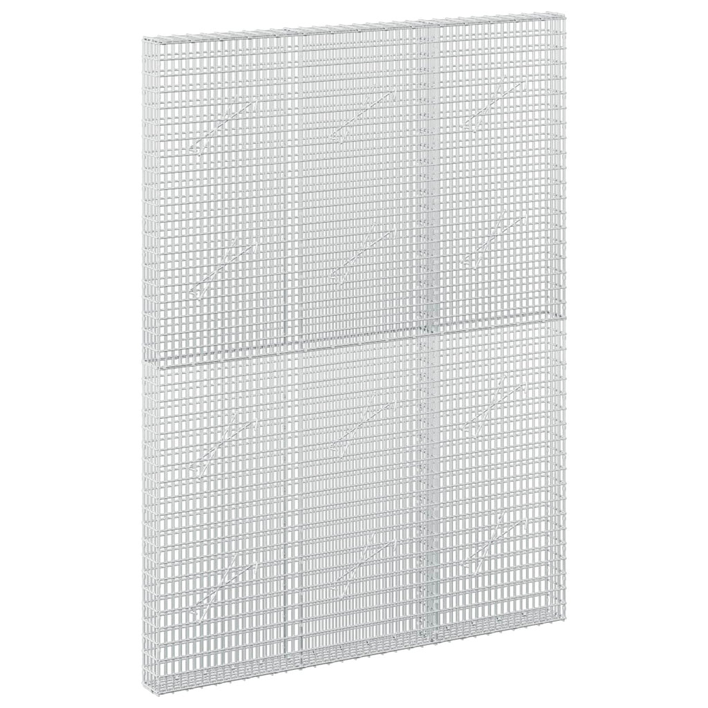 vidaXL Gabion z drutu 3,5 mm i siatką 5x2,5 cm 150x10x200 cm