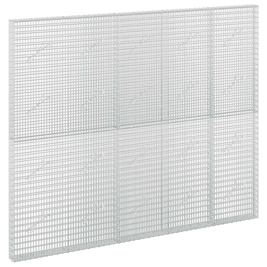 vidaXL Gabion z drutu 3,5 mm i siatką 5x2,5 cm 250x10x200 cm