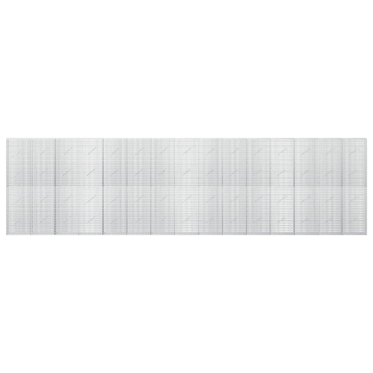 vidaXL Gabion z drutu 3,5 mm i siatką 5x2,5 cm 750x10x200 cm