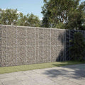 vidaXL Gabion z drutu 3,5 mm i siatką 5x2,5 cm 1000x10x200 cm