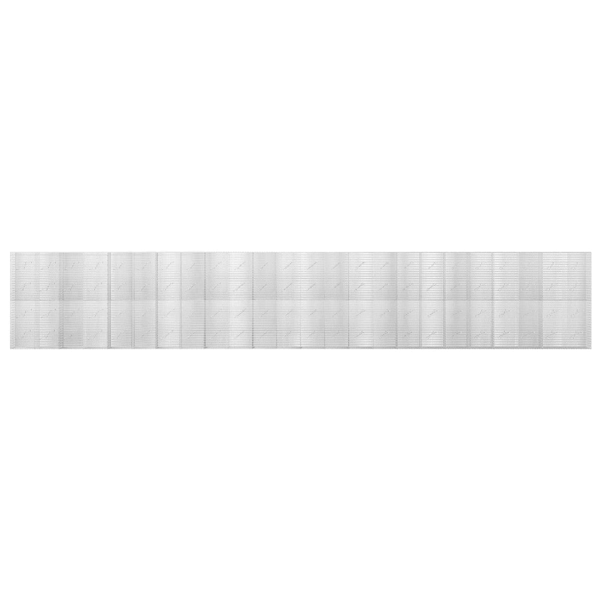 vidaXL Gabion z drutu 3,5 mm i siatką 5x2,5 cm 1200x10x200 cm