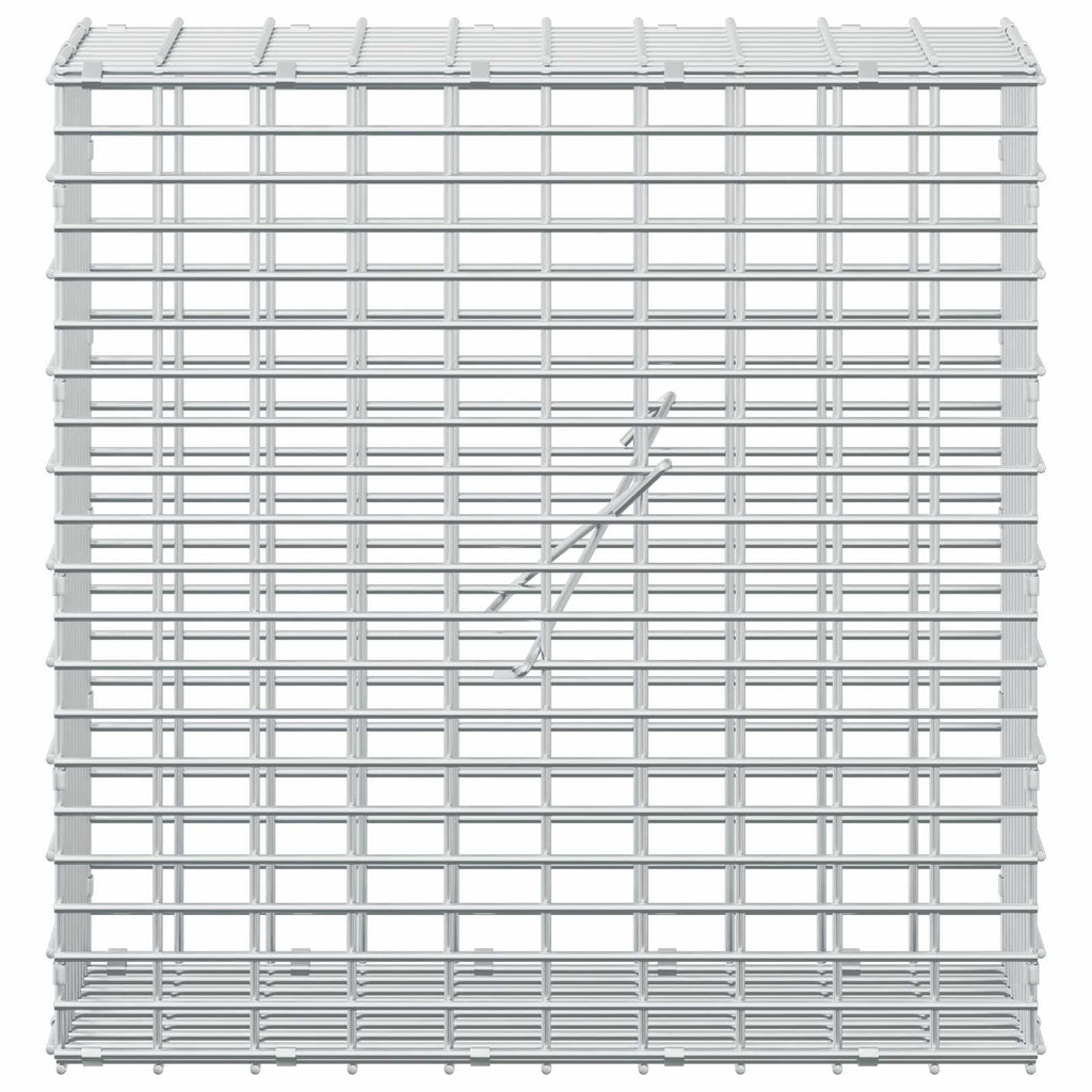 vidaXL Gabion z drutu 3,5 mm i siatką 5x2,5 cm 50x20x50 cm