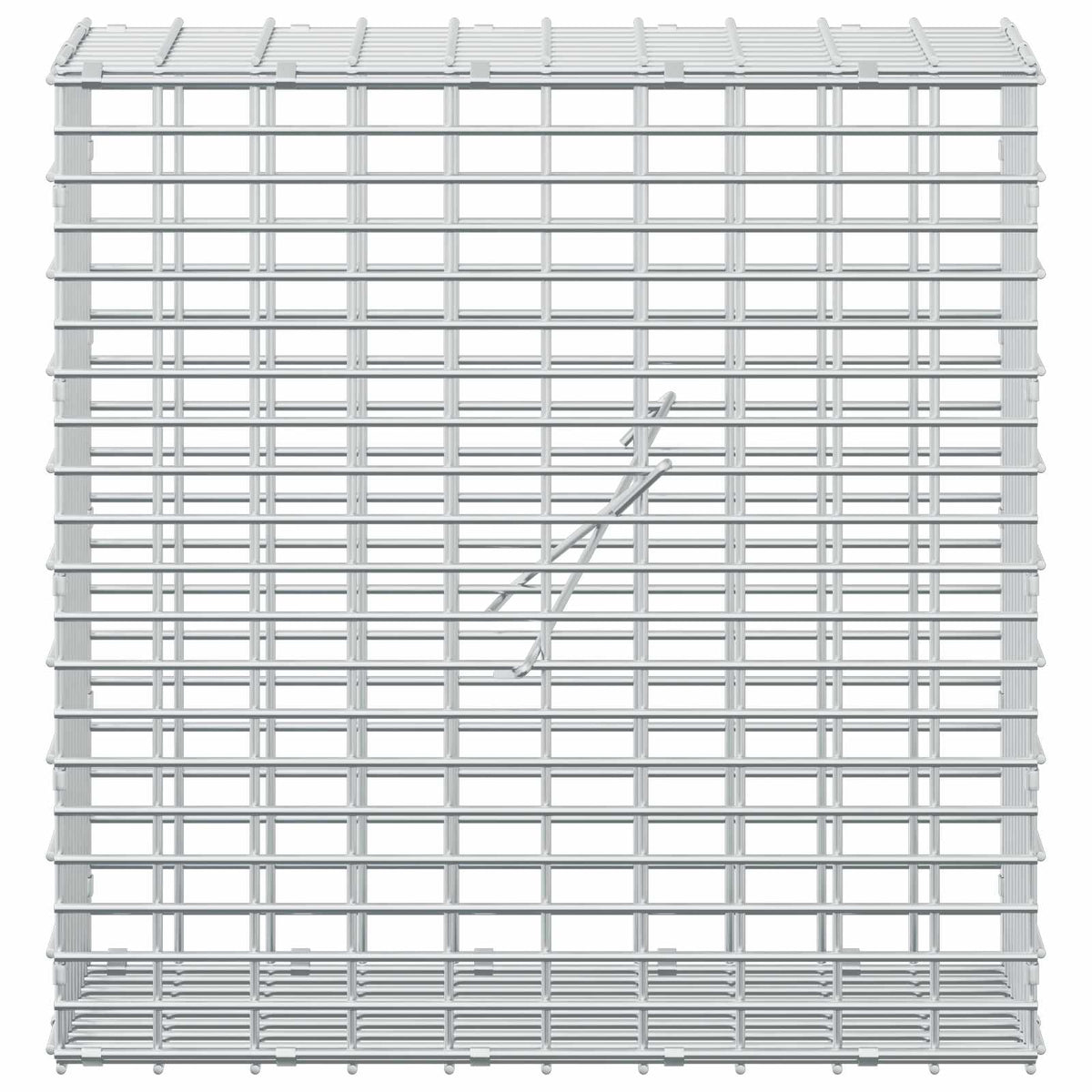 vidaXL Gabion z drutu 3,5 mm i siatką 5x2,5 cm 50x20x50 cm