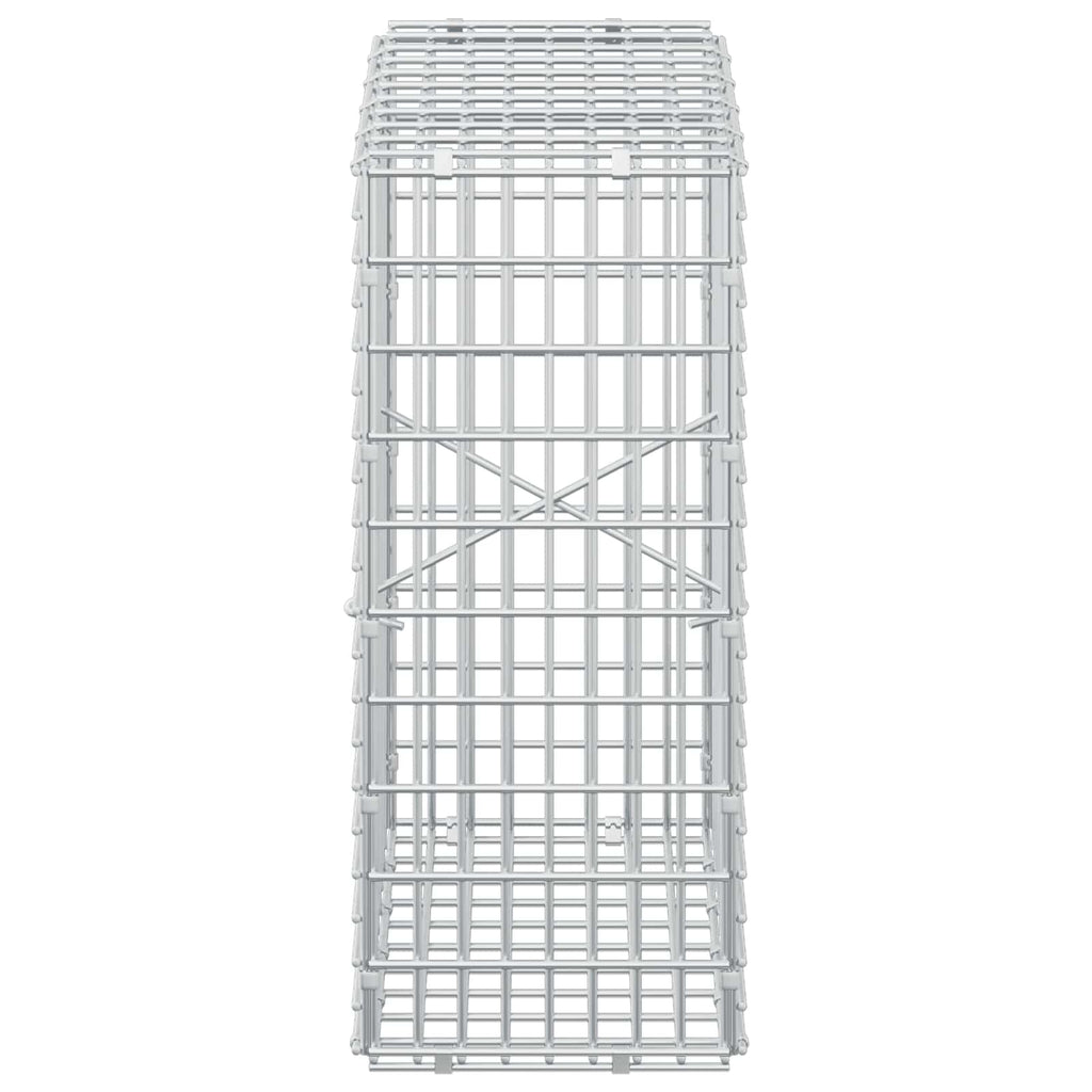 vidaXL Gabion z drutu 3,5 mm i siatką 5x2,5 cm 50x20x50 cm