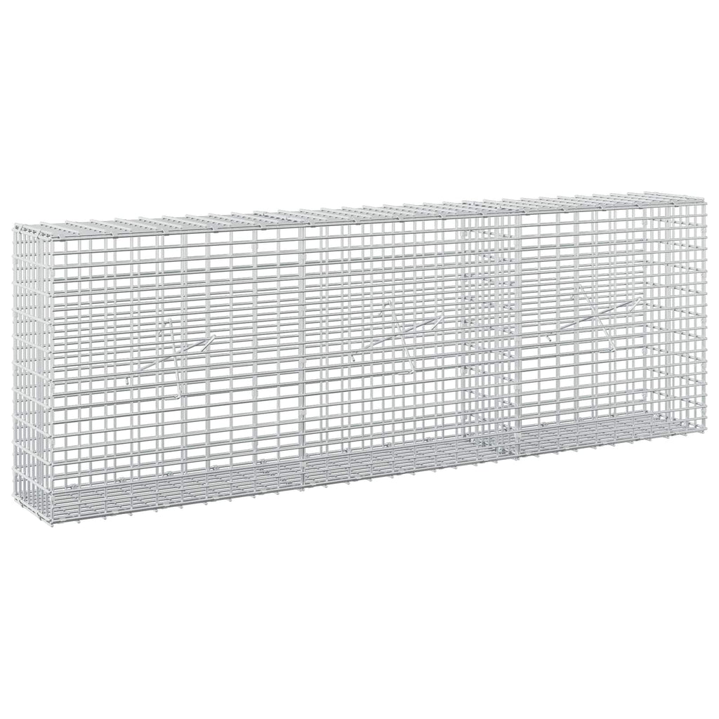 vidaXL Gabion z drutu 3,5 mm i siatką 5x2,5 cm 150x20x50 cm