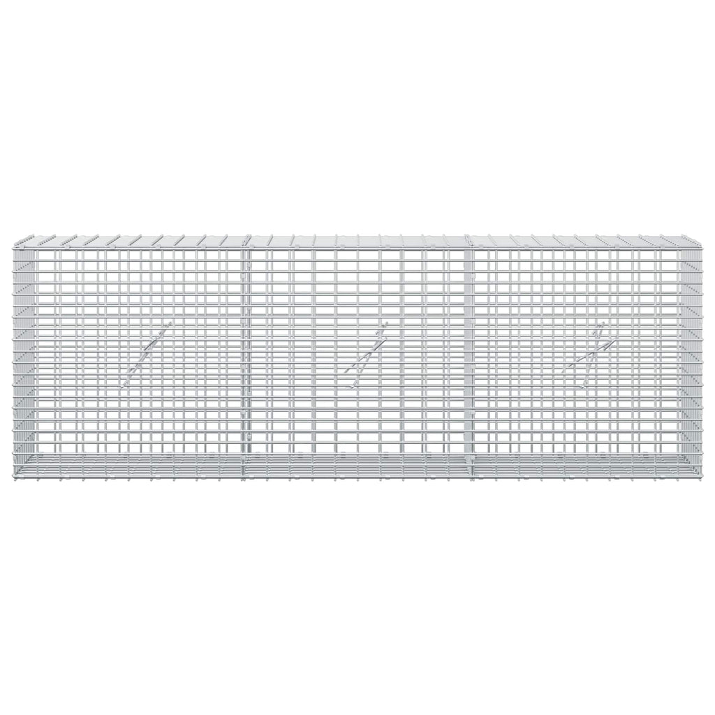 vidaXL Gabion z drutu 3,5 mm i siatką 5x2,5 cm 150x20x50 cm