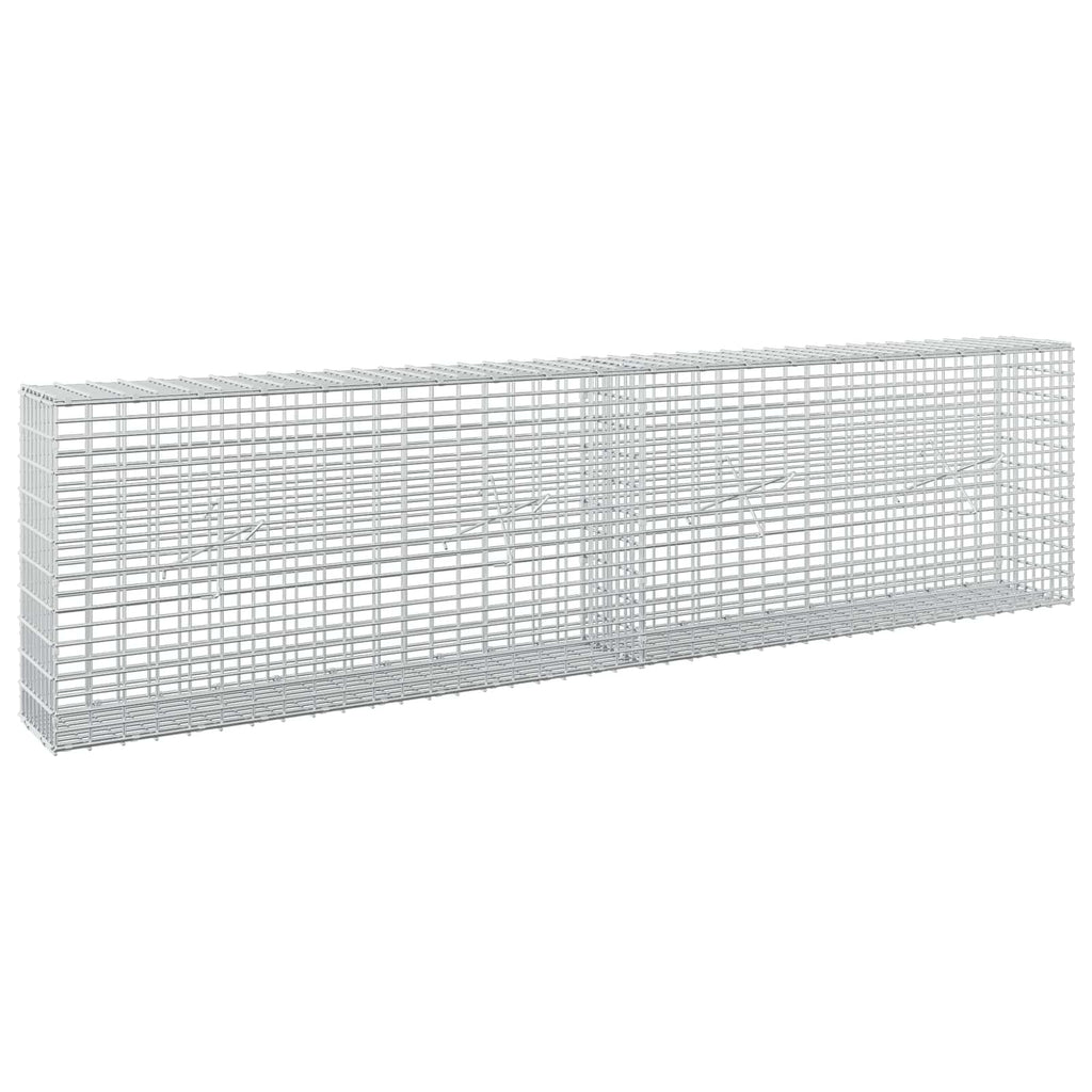 vidaXL Gabion z drutu 3,5 mm i siatką 5x2,5 cm 200x20x50 cm