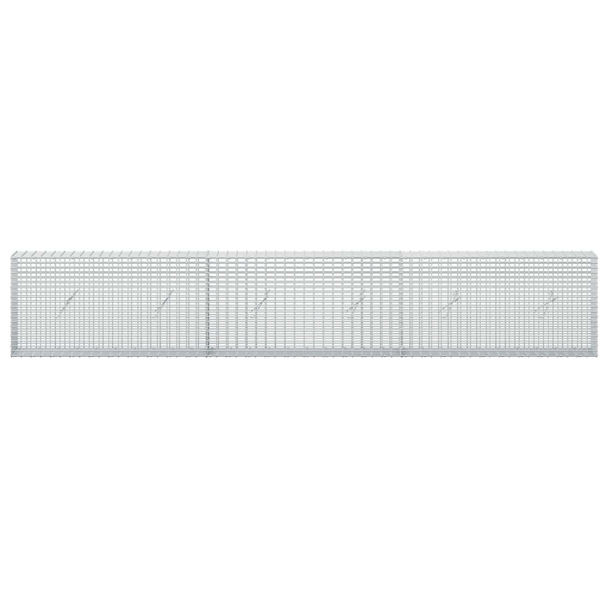 vidaXL Gabion z drutu 3,5 mm i siatką 5x2,5 cm 300x20x50 cm