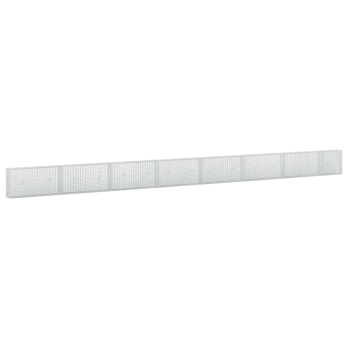 vidaXL Gabion z drutu 3,5 mm i siatką 5x2,5 cm 750x20x50 cm