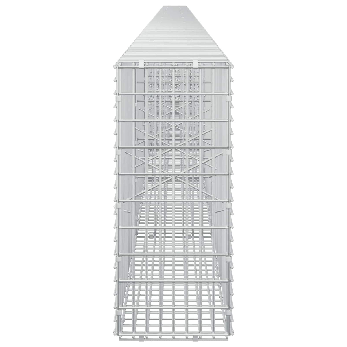 vidaXL Gabion z drutu 3,5 mm i siatką 5x2,5 cm 900x20x50 cm