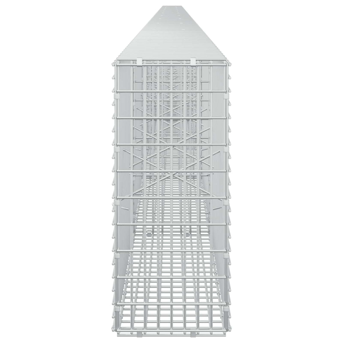 vidaXL Gabion z drutu 3,5 mm i siatką 5x2,5 cm 1150x20x50 cm