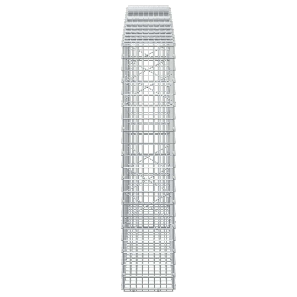 vidaXL Gabion z drutu 3,5 mm i siatką 5x2,5 cm 150x20x100 cm