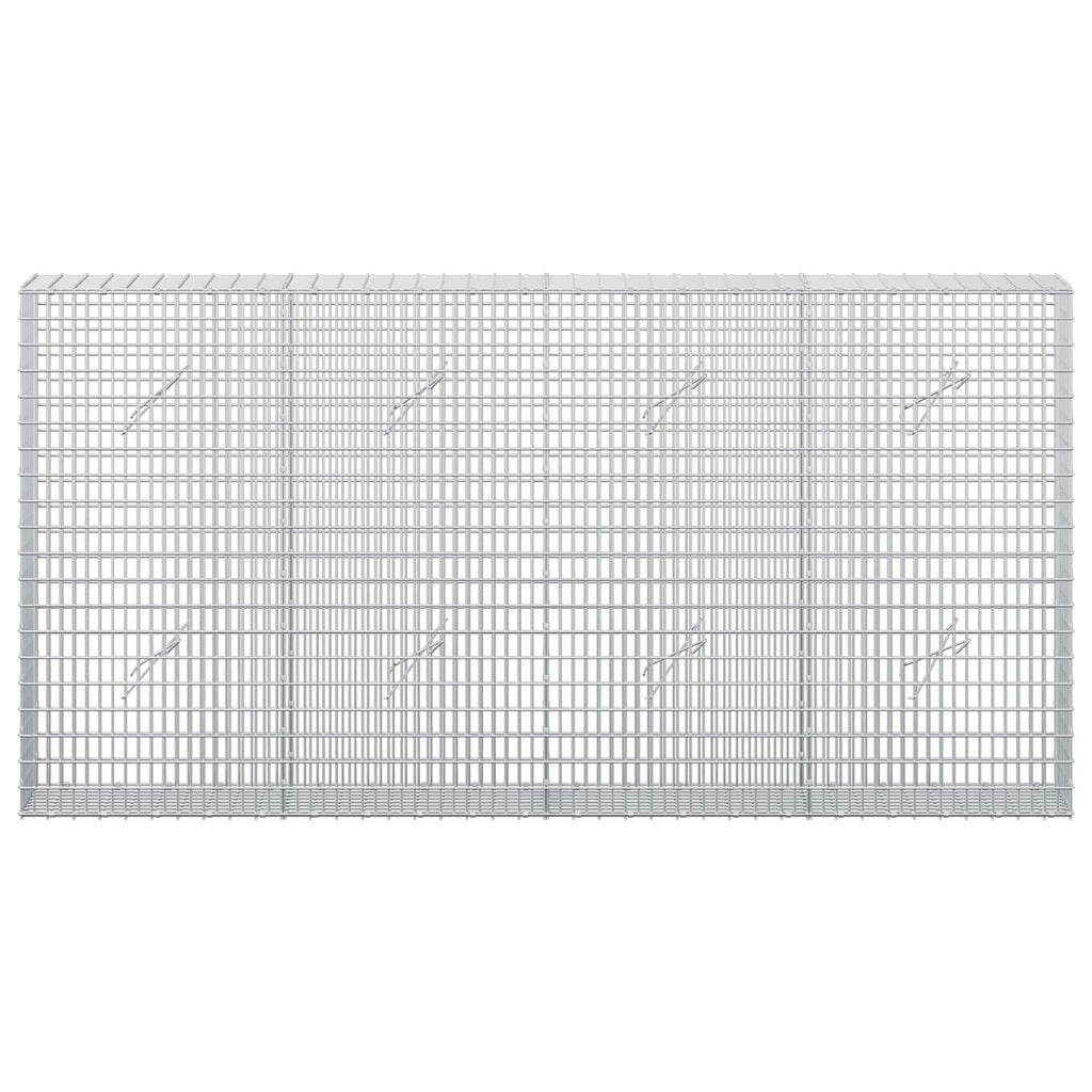 vidaXL Gabion z drutu 3,5 mm i siatką 5x2,5 cm 200x20x100 cm