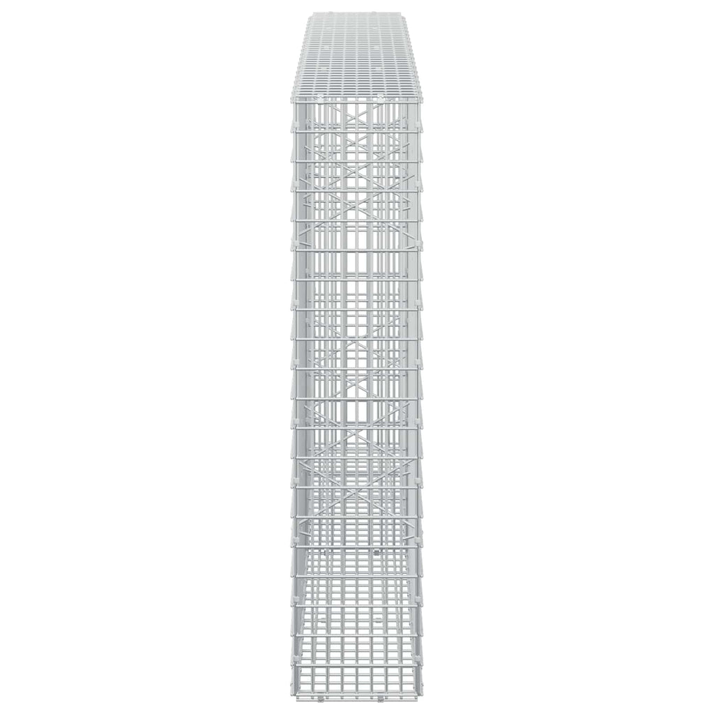 vidaXL Gabion z drutu 3,5 mm i siatką 5x2,5 cm 200x20x100 cm