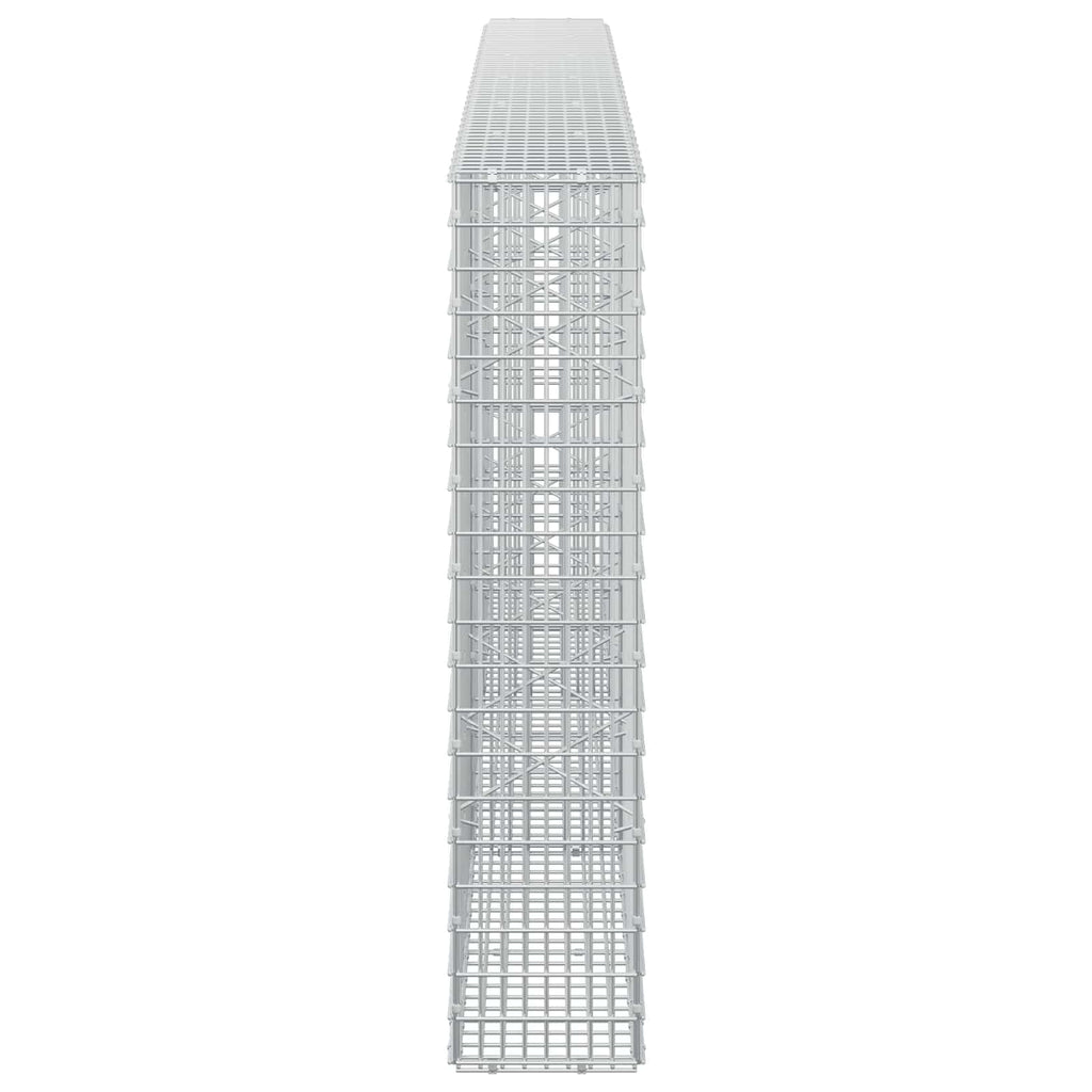 vidaXL Gabion z drutu 3,5 mm i siatką 5x2,5 cm 300x20x100 cm
