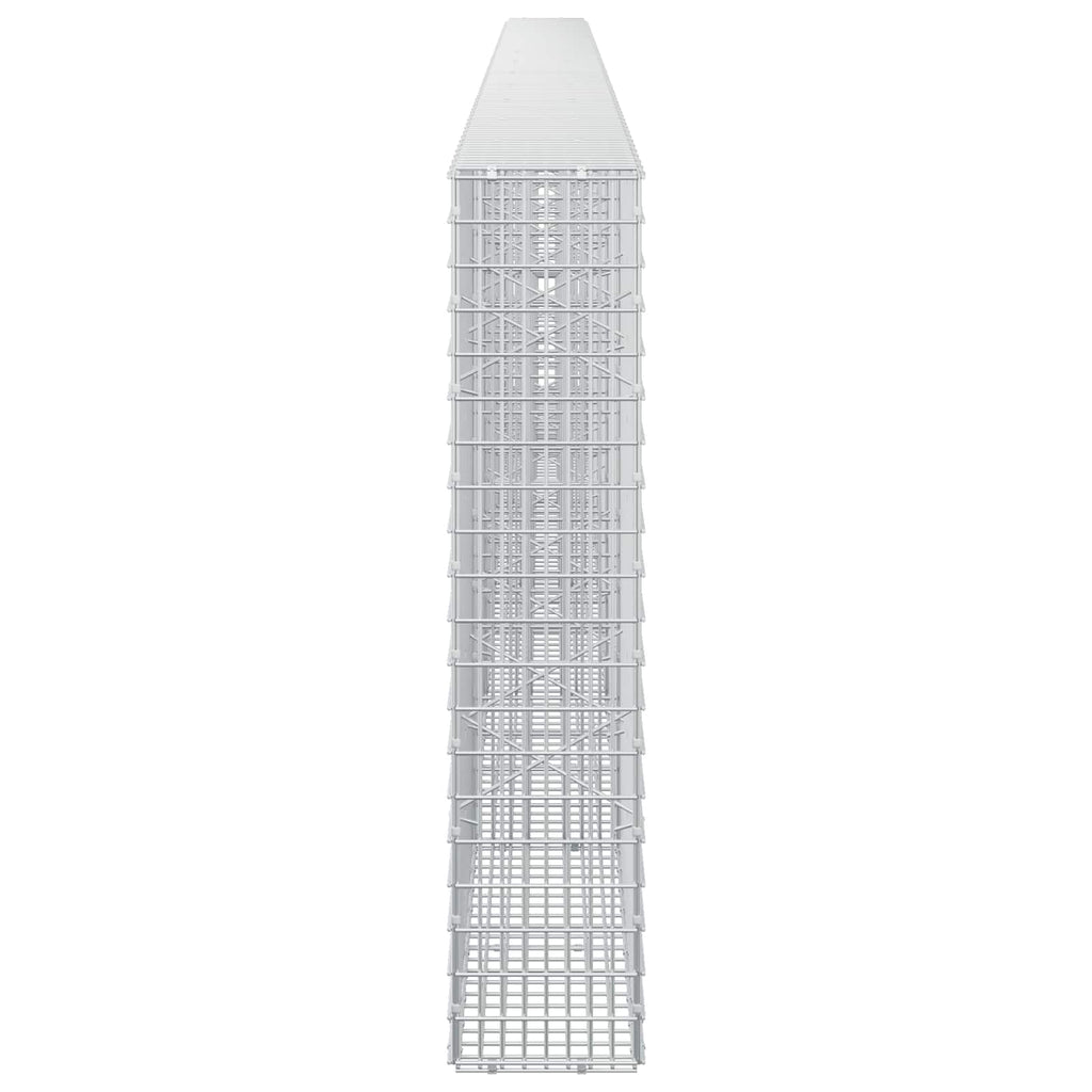 vidaXL Gabion z drutu 3,5 mm i siatką 5x2,5 cm 600x20x100 cm