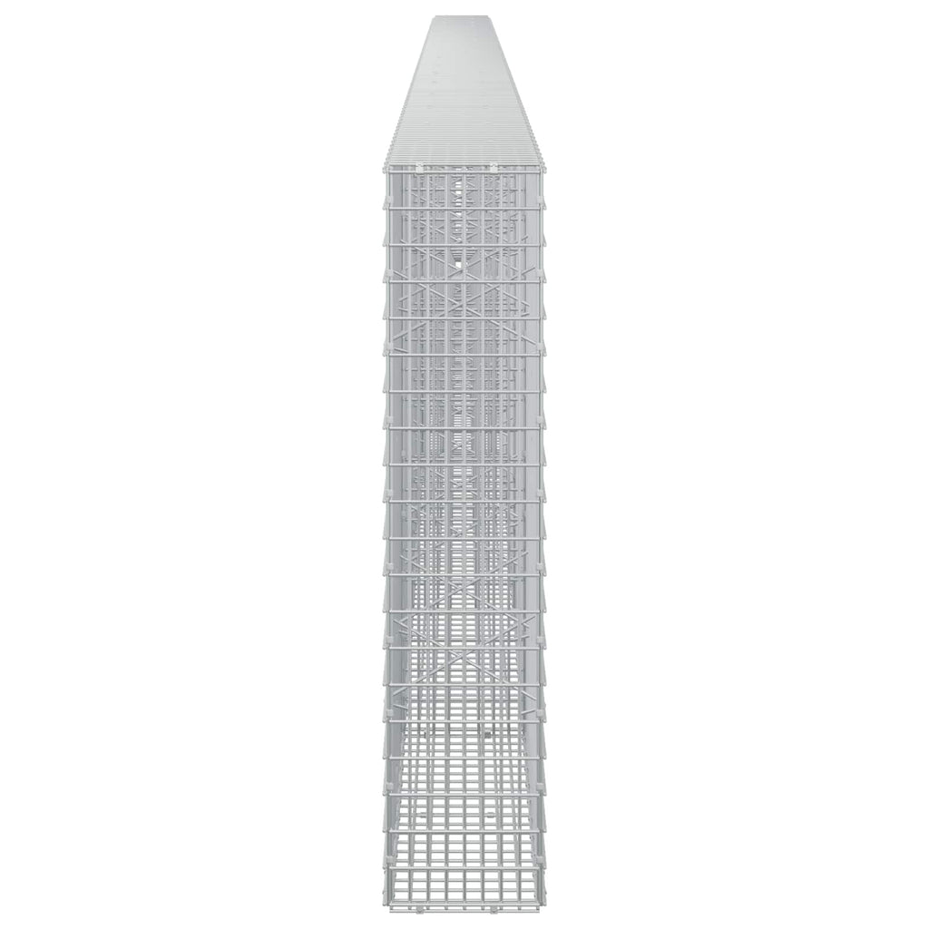 vidaXL Gabion z drutu 3,5 mm i siatką 5x2,5 cm 850x20x100 cm