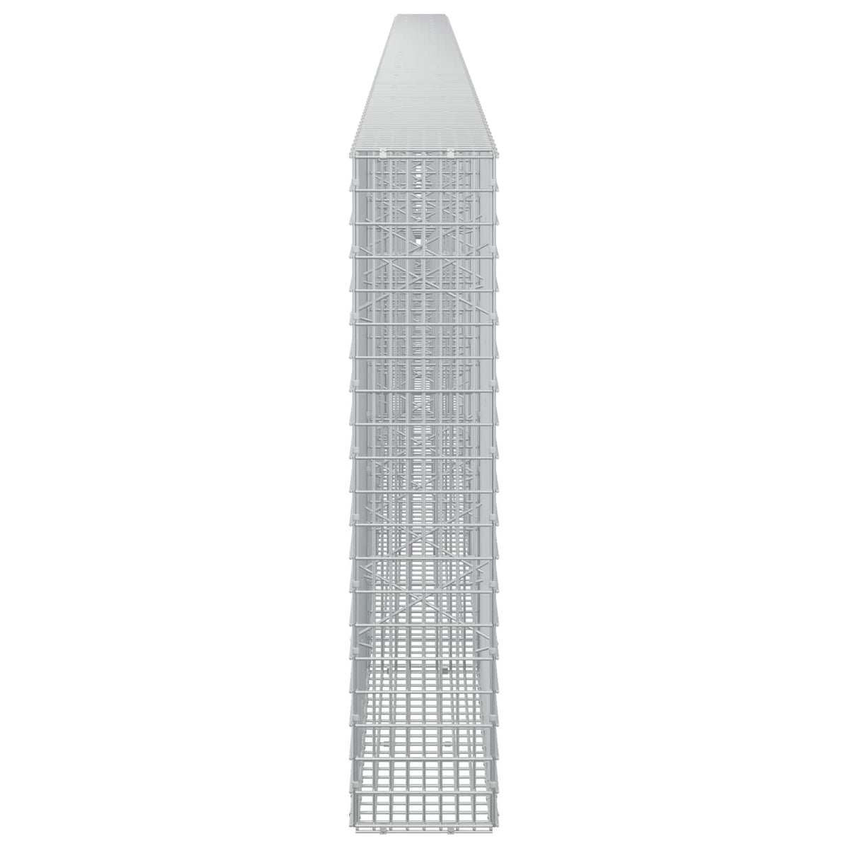 vidaXL Gabion z drutu 3,5 mm i siatką 5x2,5 cm 850x20x100 cm