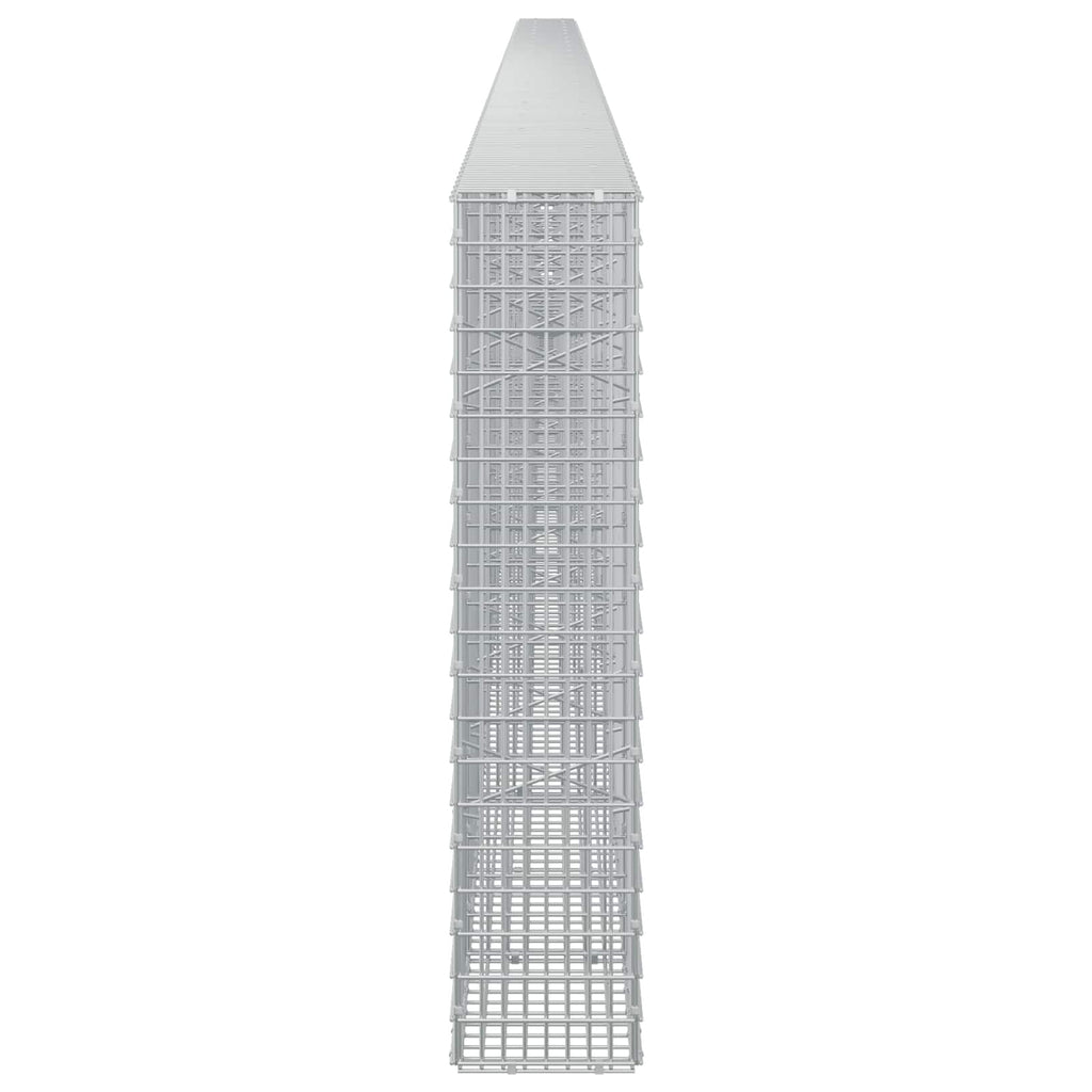 vidaXL Gabion z drutu 3,5 mm i siatką 5x2,5 cm 1050x20x100 cm
