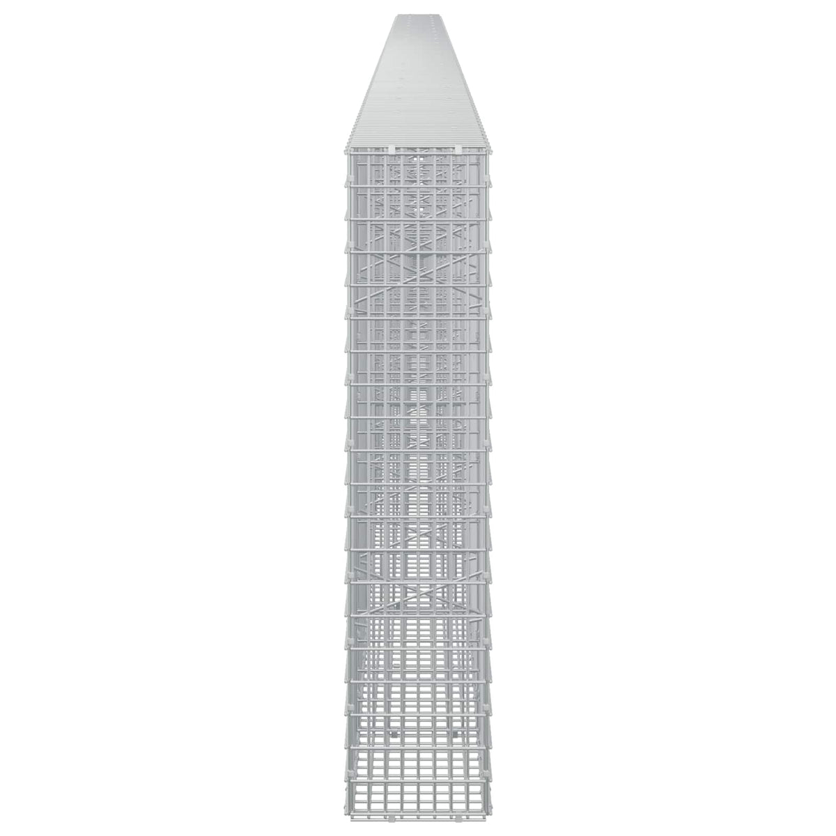 vidaXL Gabion z drutu 3,5 mm i siatką 5x2,5 cm 1050x20x100 cm