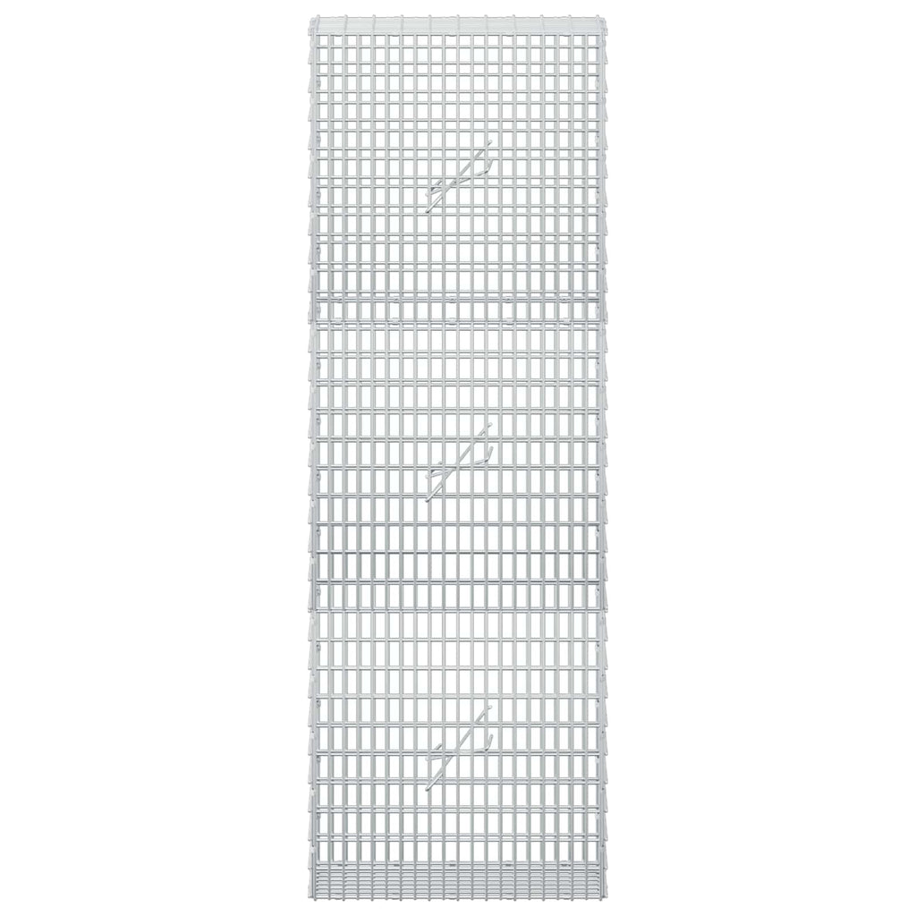 vidaXL Gabion z drutu 3,5 mm i siatką 5x2,5 cm 50x20x150 cm