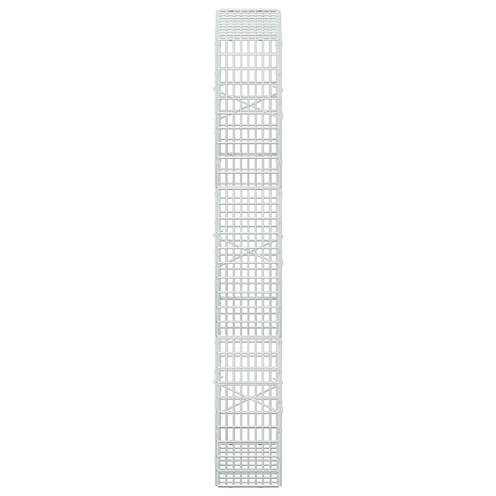 vidaXL Gabion z drutu 3,5 mm i siatką 5x2,5 cm 50x20x150 cm