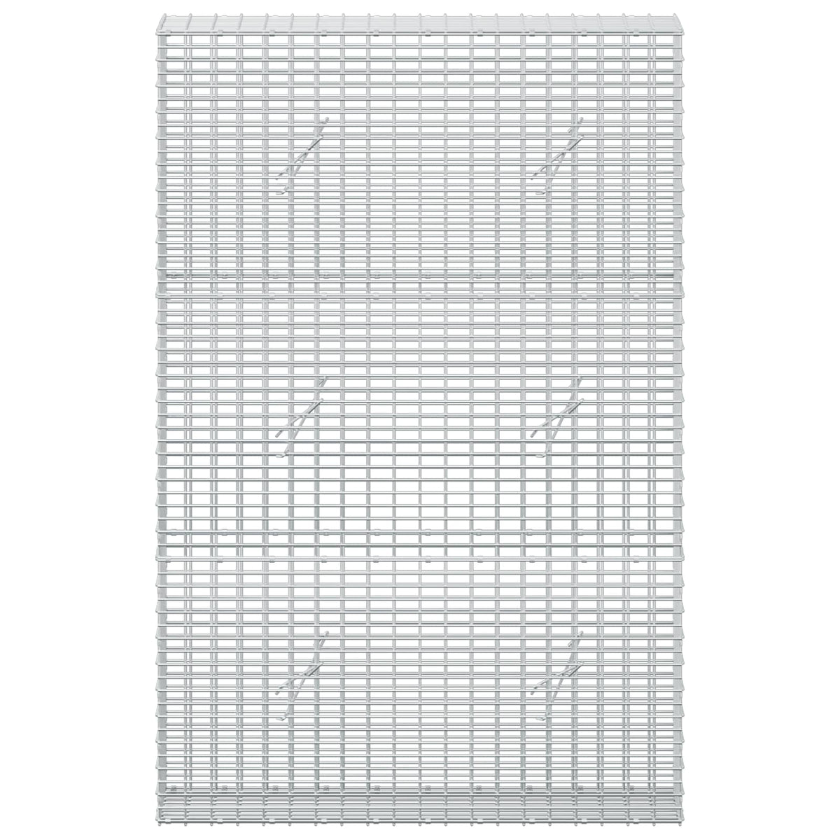 vidaXL Gabion z drutu 3,5 mm i siatką 5x2,5 cm 100x20x150 cm