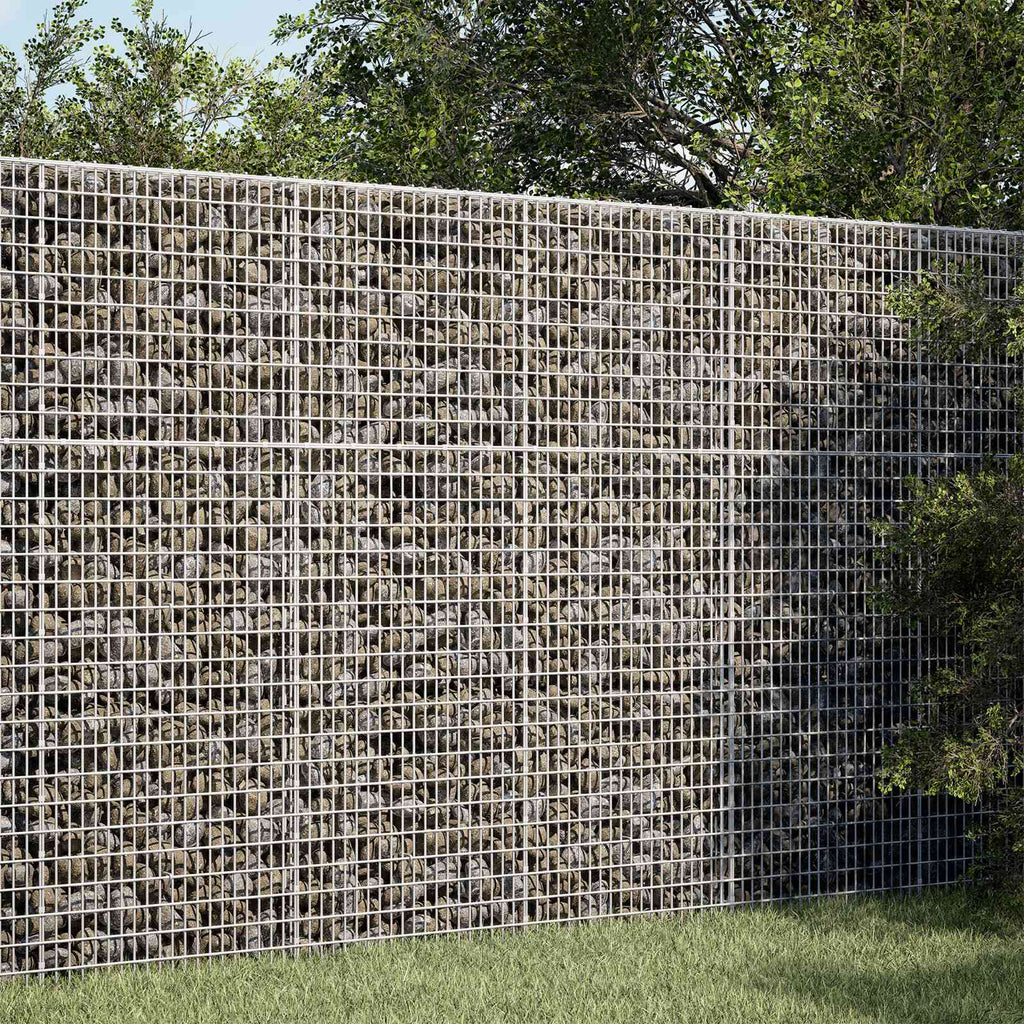 vidaXL Gabion z drutu 3,5 mm i siatką 5x2,5 cm 150x20x150 cm