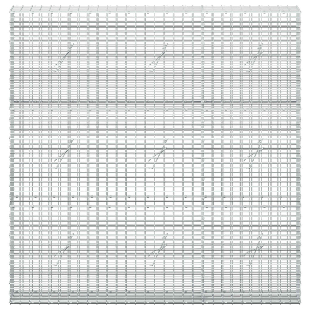 vidaXL Gabion z drutu 3,5 mm i siatką 5x2,5 cm 150x20x150 cm