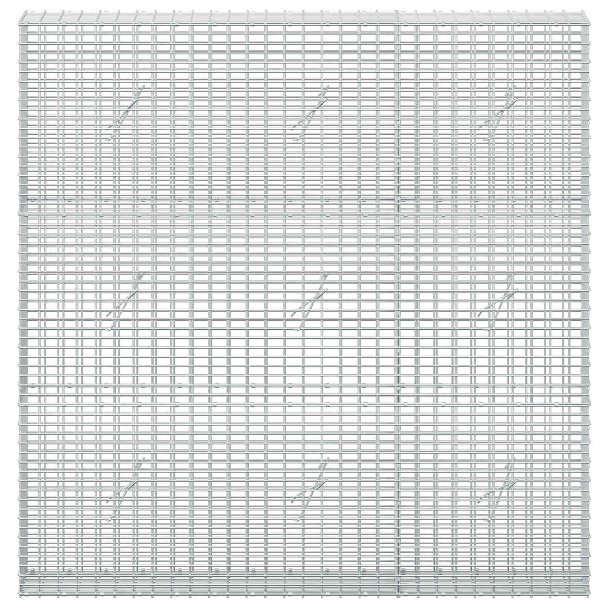 vidaXL Gabion z drutu 3,5 mm i siatką 5x2,5 cm 150x20x150 cm