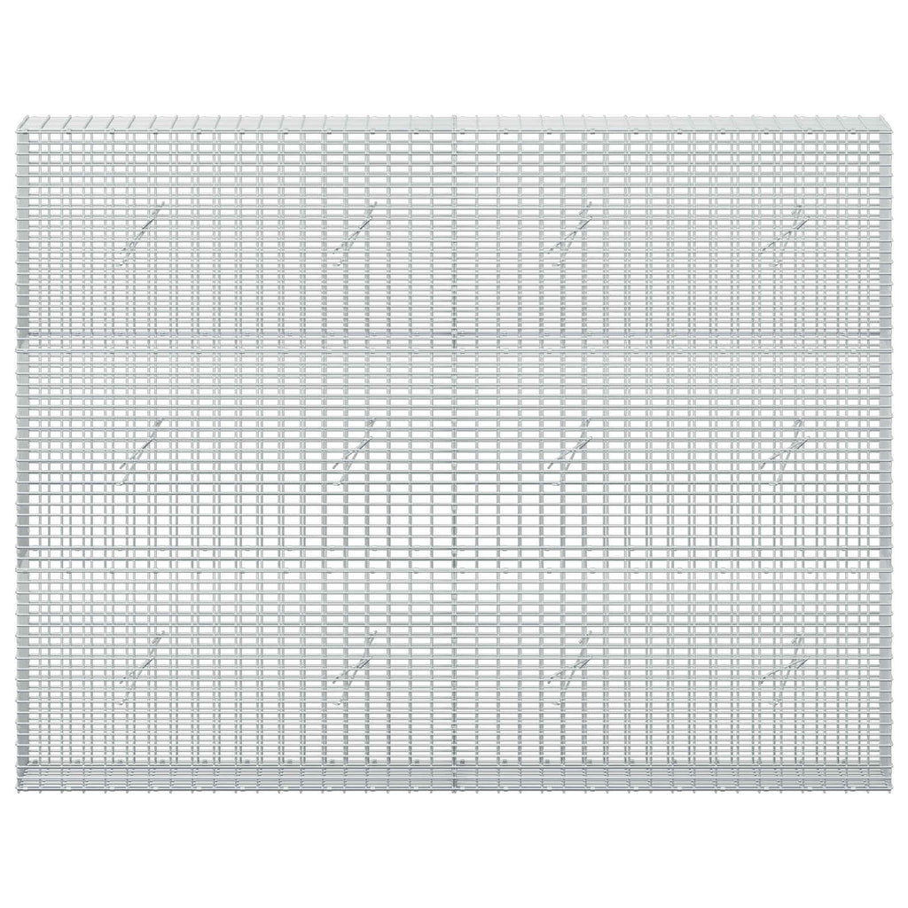 vidaXL Gabion z drutu 3,5 mm i siatką 5x2,5 cm 200x20x150 cm