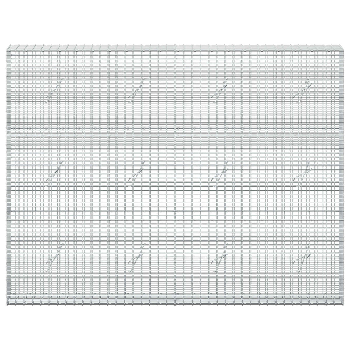 vidaXL Gabion z drutu 3,5 mm i siatką 5x2,5 cm 200x20x150 cm