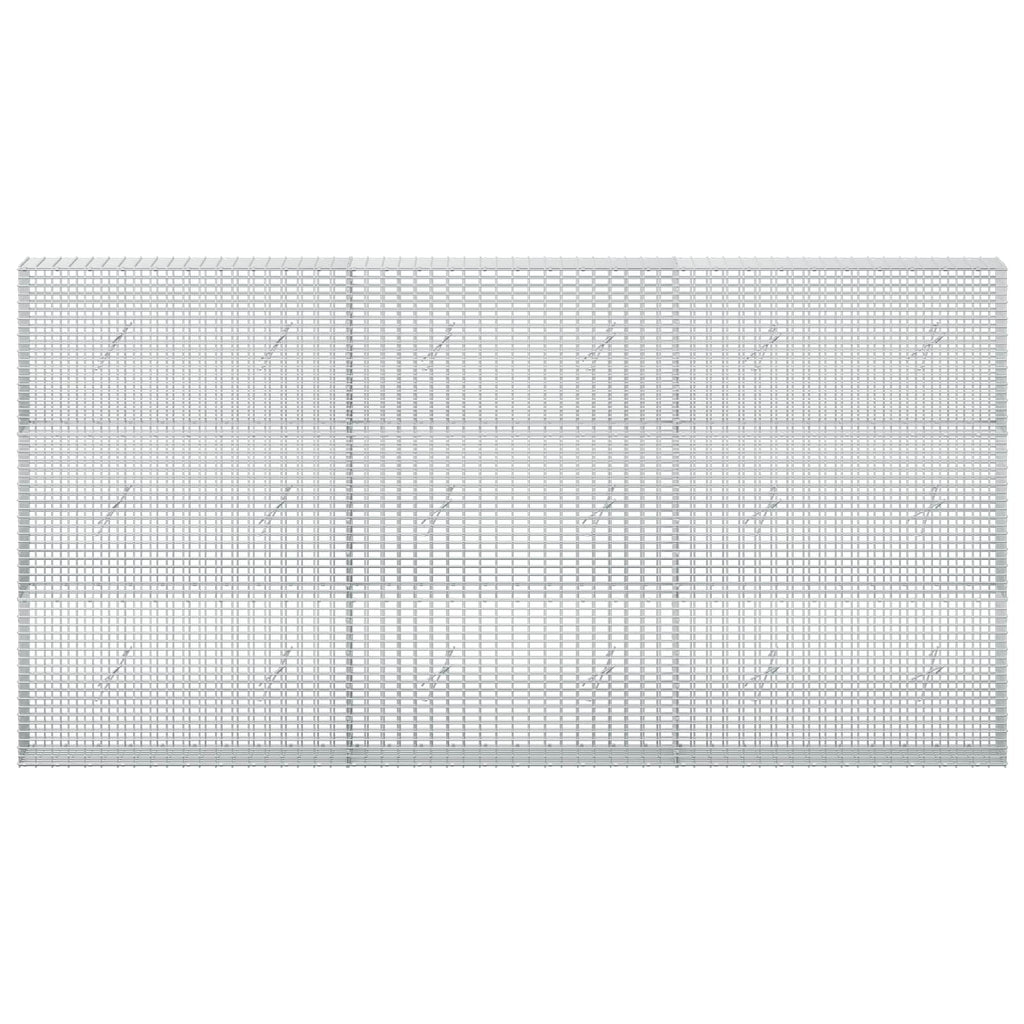 vidaXL Gabion z drutu 3,5 mm i siatką 5x2,5 cm 300x20x150 cm