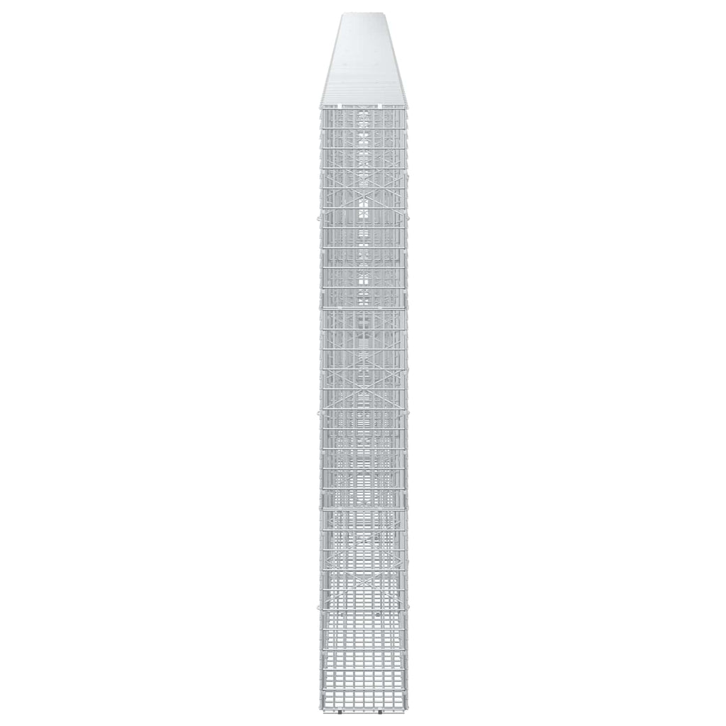 vidaXL Gabion z drutu 3,5 mm i siatką 5x2,5 cm 750x20x150 cm
