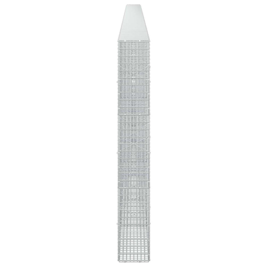 vidaXL Gabion z drutu 3,5 mm i siatką 5x2,5 cm 900x20x150 cm