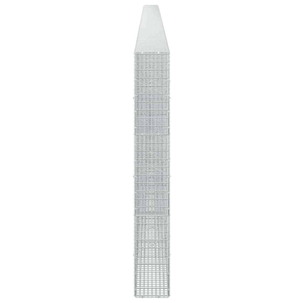 vidaXL Gabion z drutu 3,5 mm i siatką 5x2,5 cm 1050x20x150 cm
