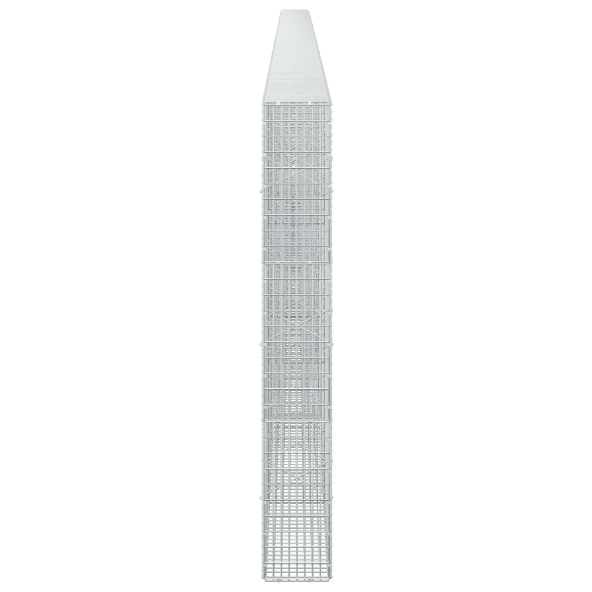 vidaXL Gabion z drutu 3,5 mm i siatką 5x2,5 cm 1050x20x150 cm