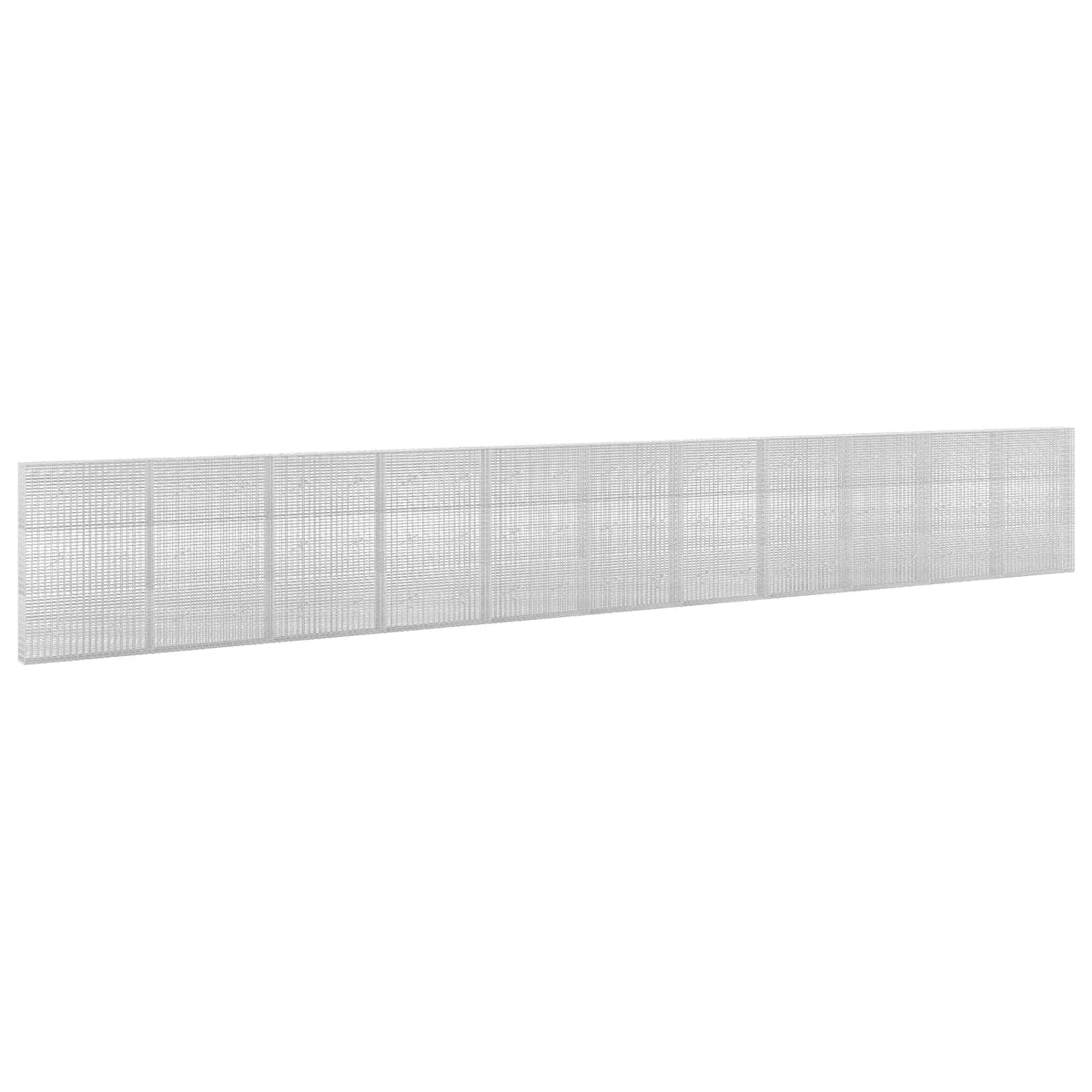 vidaXL Gabion z drutu 3,5 mm i siatką 5x2,5 cm 1100x20x150 cm