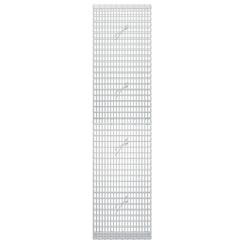 vidaXL Gabion z drutu 3,5 mm i siatką 5x2,5 cm 50x20x200 cm