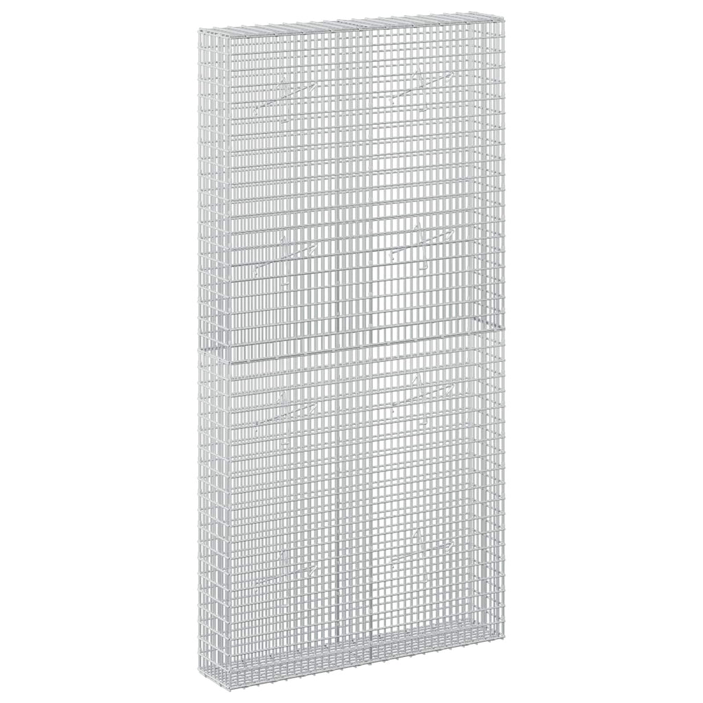 vidaXL Gabion z drutu 3,5 mm i siatką 5x2,5 cm 100x20x200 cm