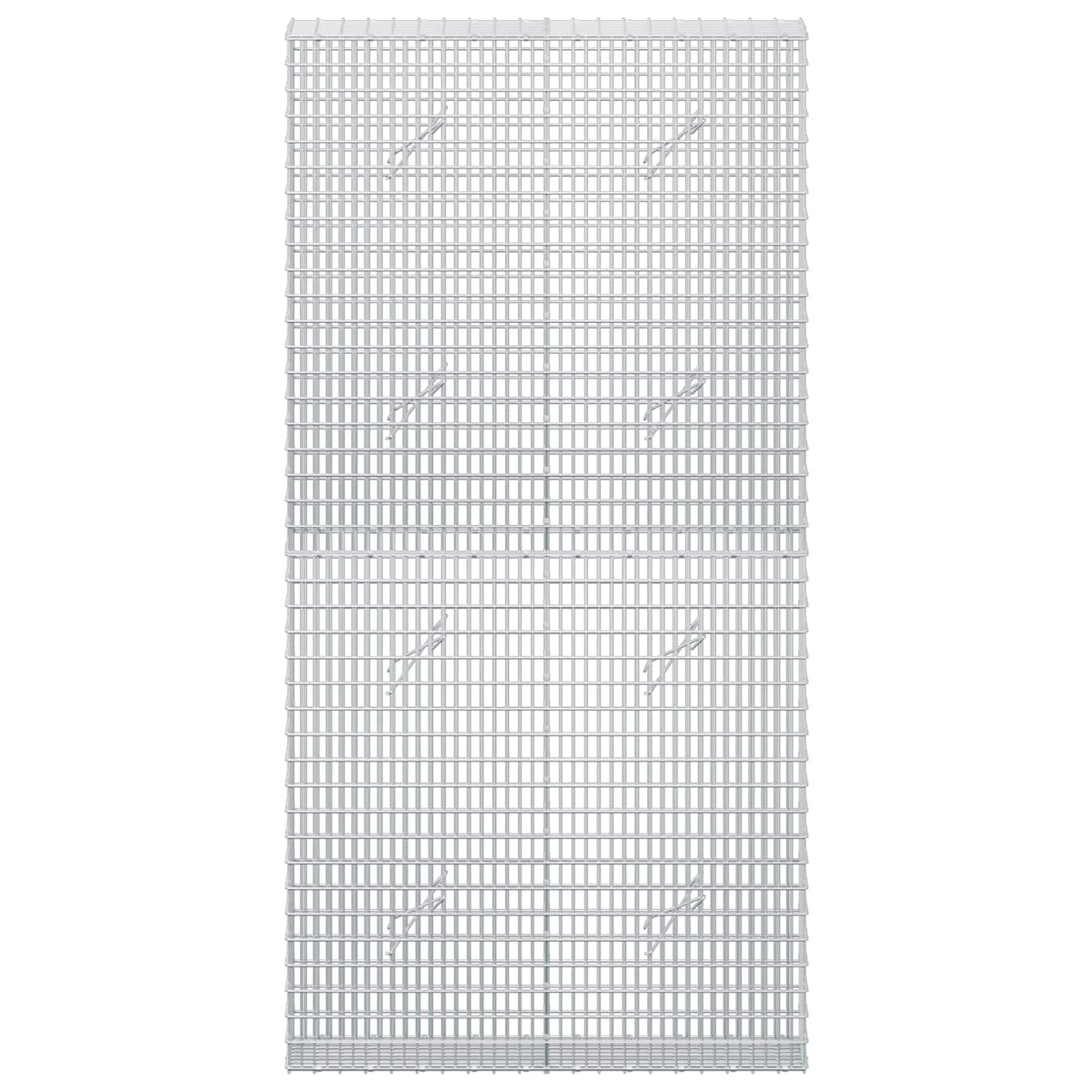 vidaXL Gabion z drutu 3,5 mm i siatką 5x2,5 cm 100x20x200 cm