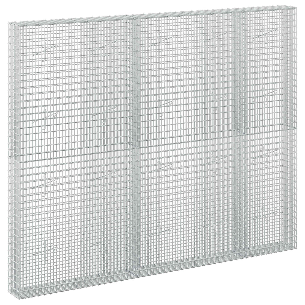 vidaXL Gabion z drutu 3,5 mm i siatką 5x2,5 cm 250x20x200 cm
