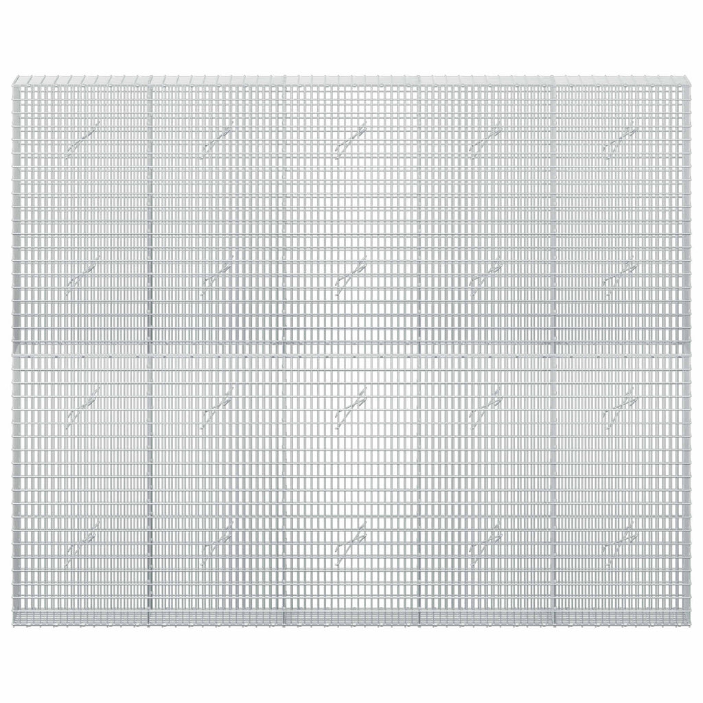 vidaXL Gabion z drutu 3,5 mm i siatką 5x2,5 cm 250x20x200 cm