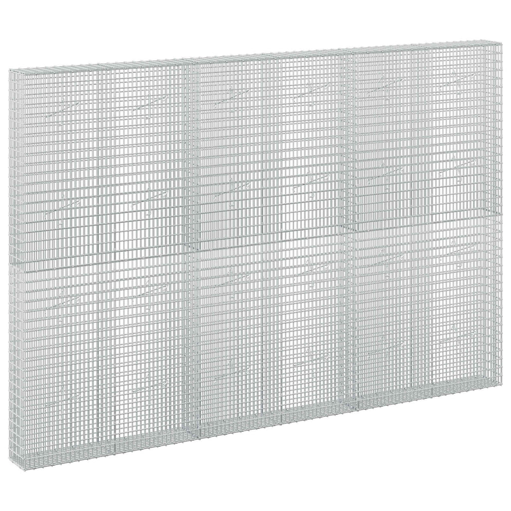 vidaXL Gabion z drutu 3,5 mm i siatką 5x2,5 cm 300x20x200 cm