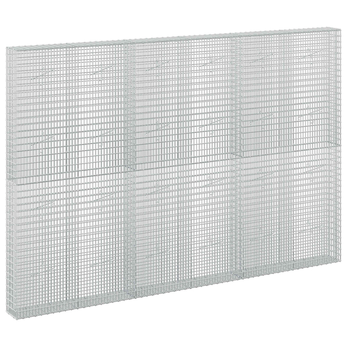 vidaXL Gabion z drutu 3,5 mm i siatką 5x2,5 cm 300x20x200 cm