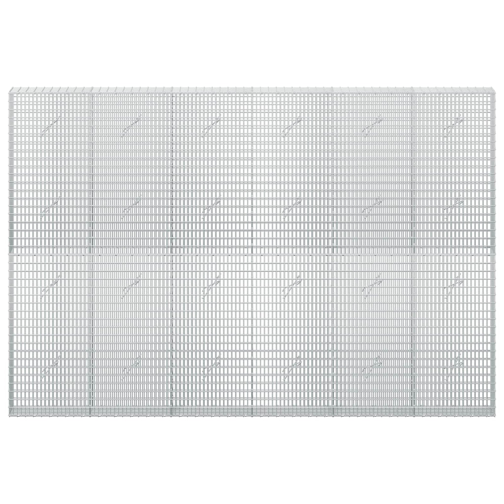 vidaXL Gabion z drutu 3,5 mm i siatką 5x2,5 cm 300x20x200 cm