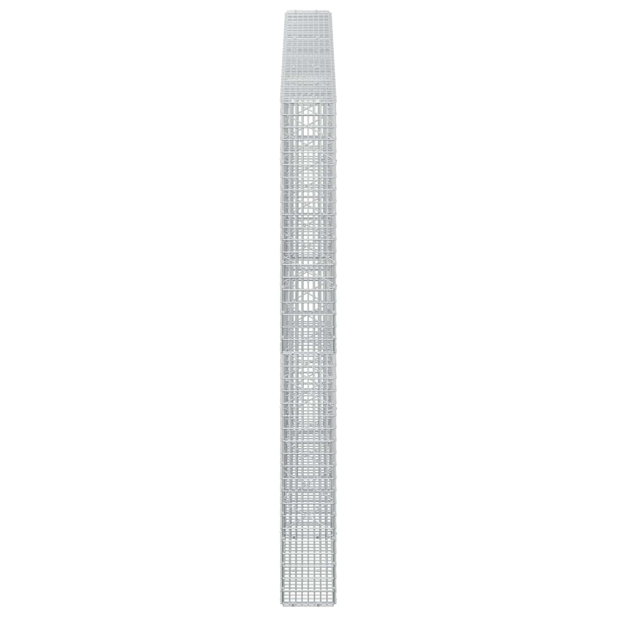 vidaXL Gabion z drutu 3,5 mm i siatką 5x2,5 cm 300x20x200 cm