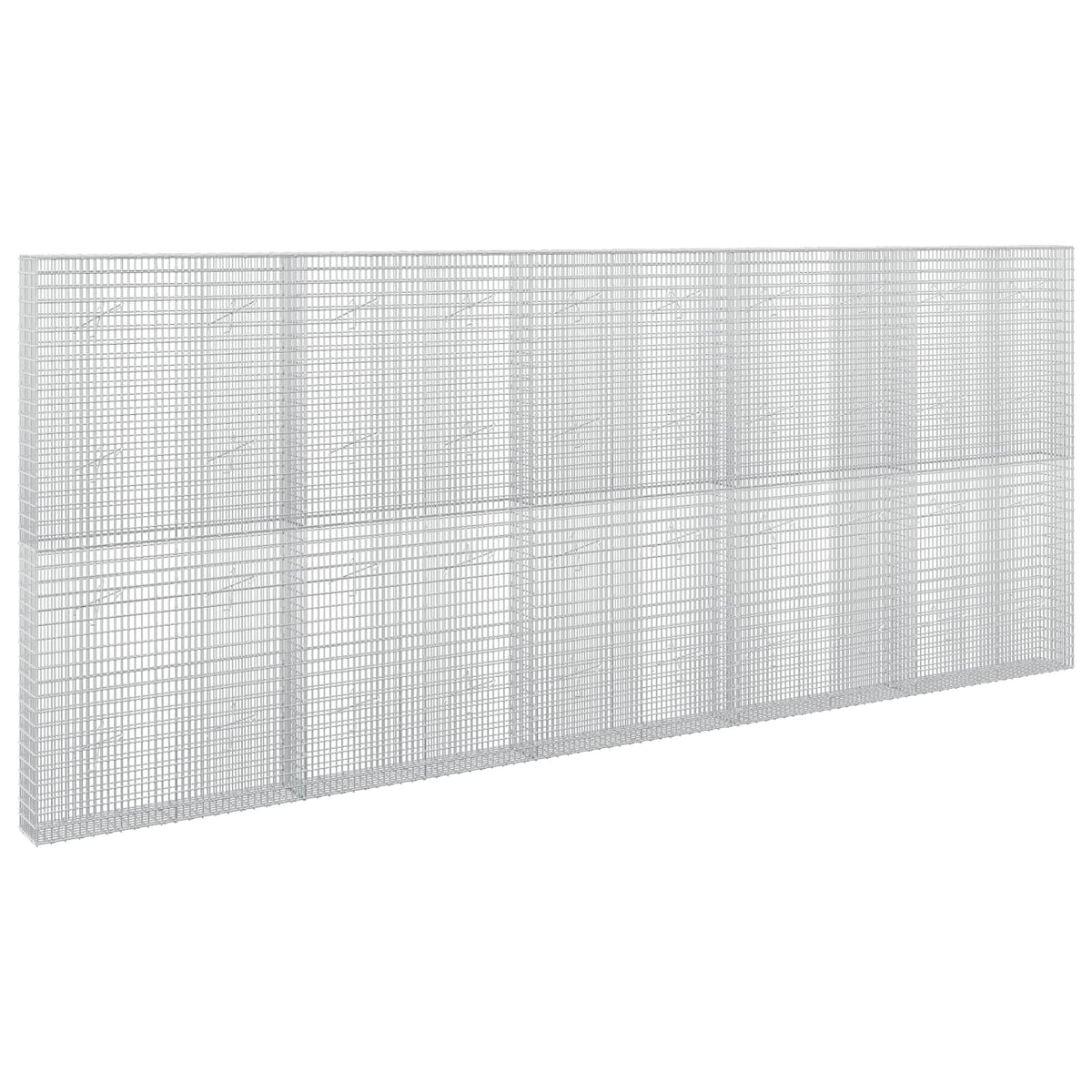 vidaXL Gabion z drutu 3,5 mm i siatką 5x2,5 cm 500x20x200 cm