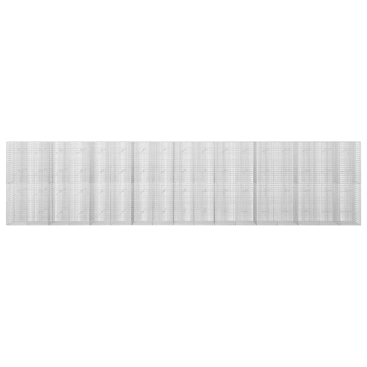 vidaXL Gabion z drutu 3,5 mm i siatką 5x2,5 cm 850x20x200 cm